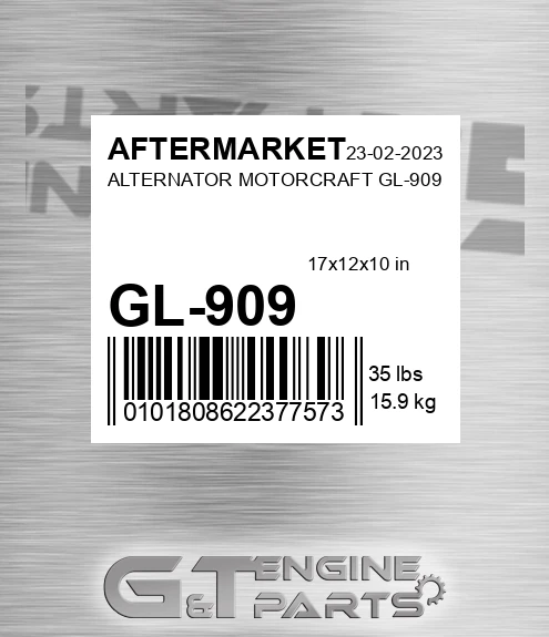 GL-909 Alternator Motorcraft Gl-909 for AFTERMARKET