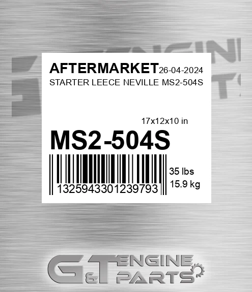 MS2-504S Starter Leece Neville Ms2-504s for AFTERMARKET