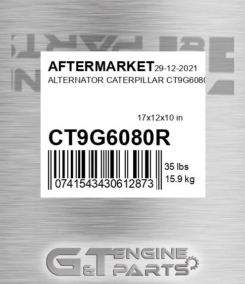 CT9G6080R Alternator Caterpillar for AFTERMARKET