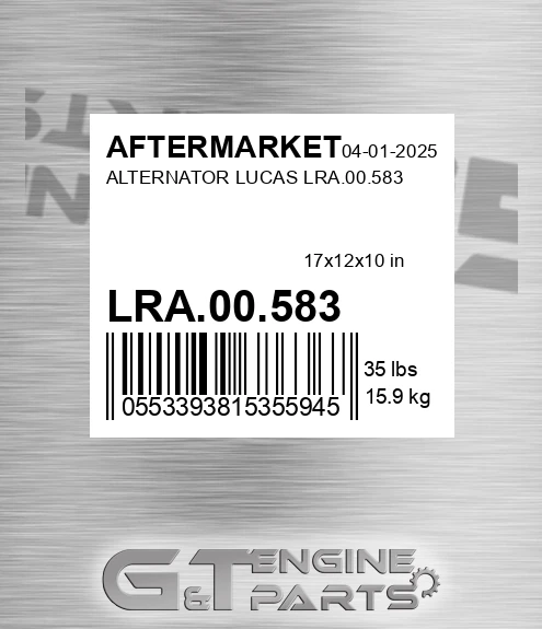 LRA.00.583 Alternator Lucas Lra.00.583 for AFTERMARKET