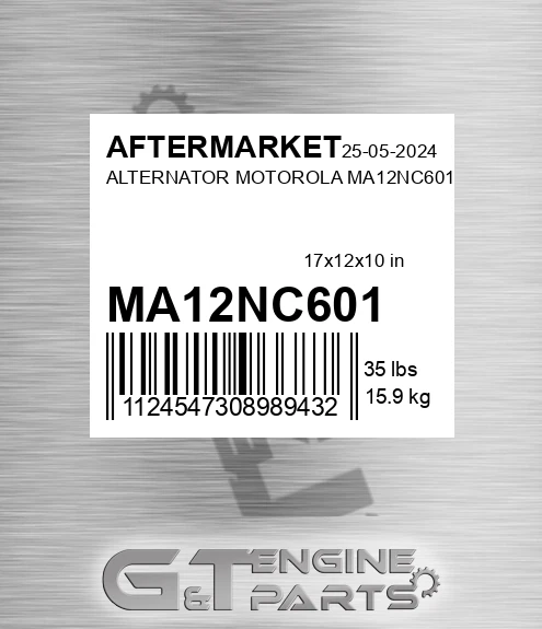 MA12NC601 Alternator Motorola for AFTERMARKET