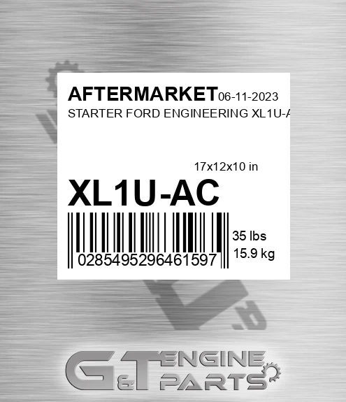 XL1U-AC Starter Ford Engineering Xl1u-ac for AFTERMARKET