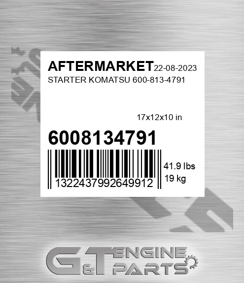 6008134791 Starter Komatsu for AFTERMARKET