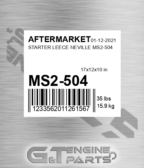MS2-504 Starter Leece Neville Ms2-504 for AFTERMARKET