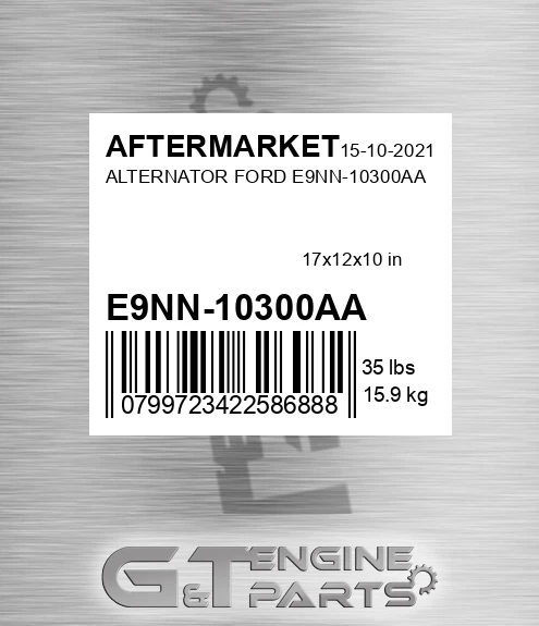 E9NN-10300AA Alternator Ford E9nn-10300aa for AFTERMARKET