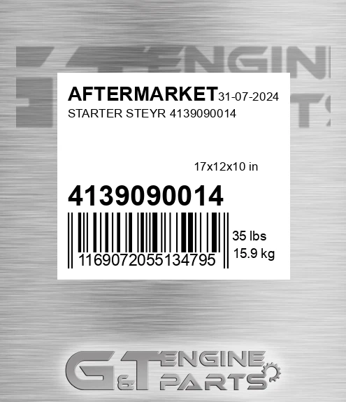 4139090014 Starter Steyr for AFTERMARKET