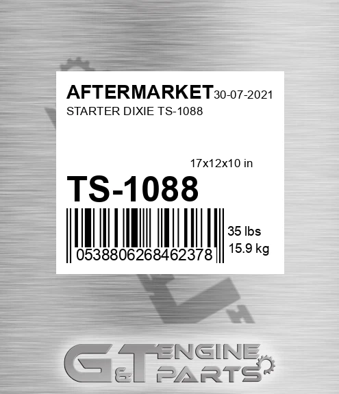 TS-1088 Starter Dixie Ts-1088 for AFTERMARKET