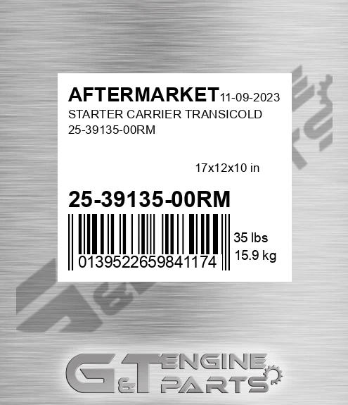 25-39135-00RM Starter Carrier Transicold 25-39135-00rm for AFTERMARKET