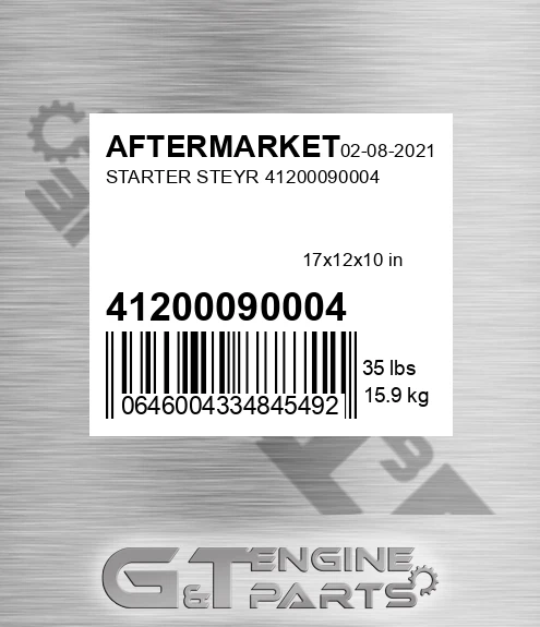 41200090004 Starter Steyr for AFTERMARKET