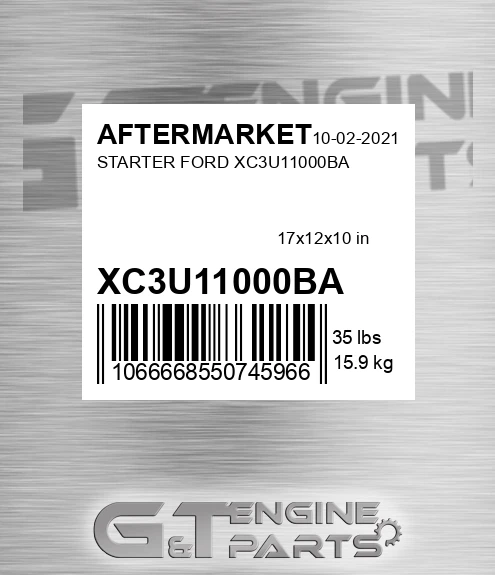 XC3U11000BA Starter Ford Xc3u11000ba for AFTERMARKET