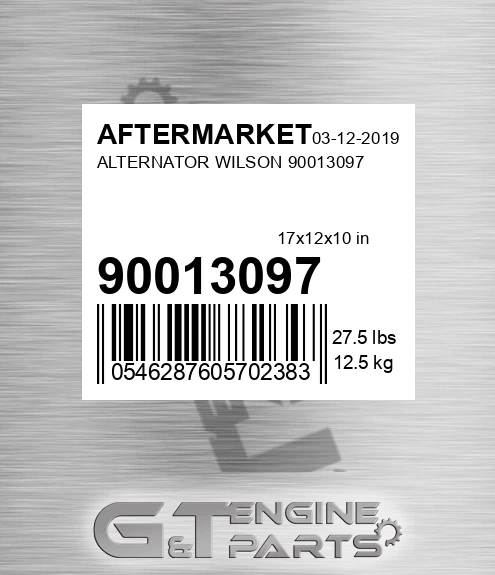 90013097 Alternator Wilson 90013097