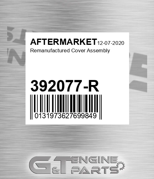 392077-R Remanufactured Cover Assembly for AFTERMARKET