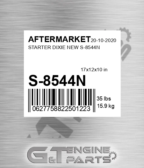 S-8544N Starter Dixie New S-8544n for AFTERMARKET