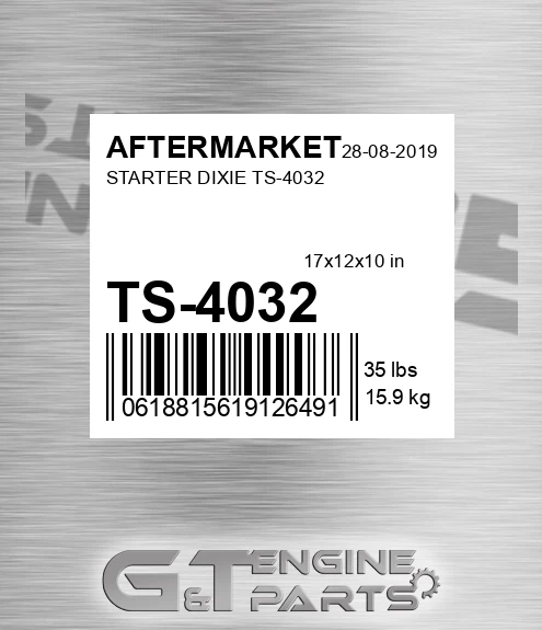TS-4032 Starter Dixie Ts-4032 for AFTERMARKET