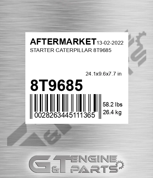 8T9685 Starter Caterpillar for AFTERMARKET