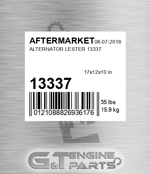 13337 Alternator Lester