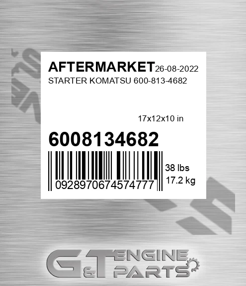 6008134682 Starter Komatsu for AFTERMARKET