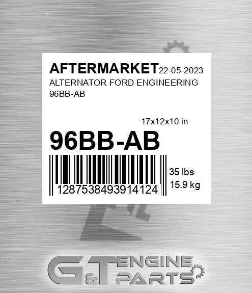 96BB-AB Alternator Ford Engineering 96bb-ab for AFTERMARKET