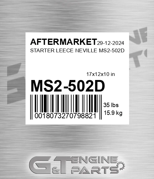 MS2-502D Starter Leece Neville Ms2-502d for AFTERMARKET
