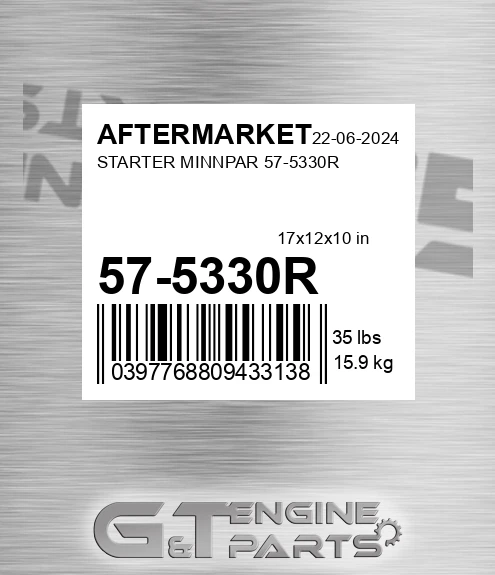 57-5330R Starter Minnpar 57-5330r for AFTERMARKET
