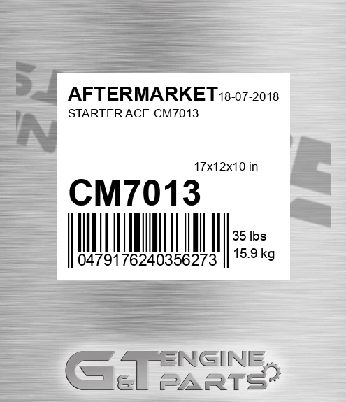 CM7013 Starter Ace for AFTERMARKET