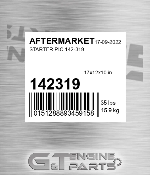 142319 Starter Pic for AFTERMARKET