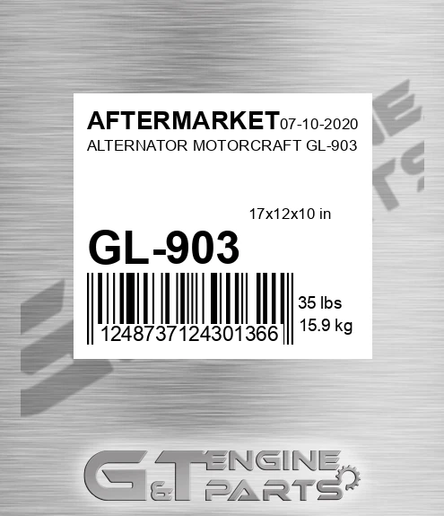 GL-903 Alternator Motorcraft Gl-903 for AFTERMARKET