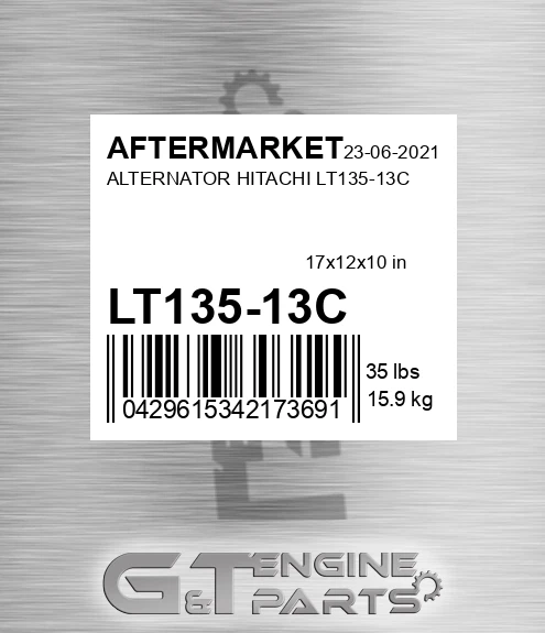 LT135-13C Alternator Hitachi Lt135-13c for AFTERMARKET