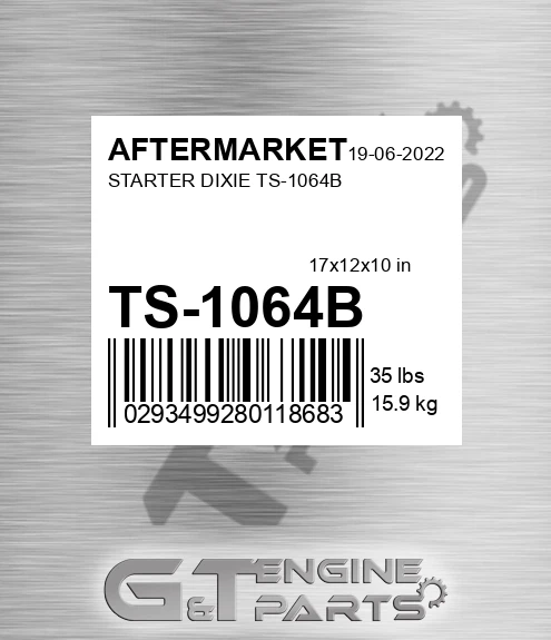 TS-1064B Starter Dixie Ts-1064b for AFTERMARKET