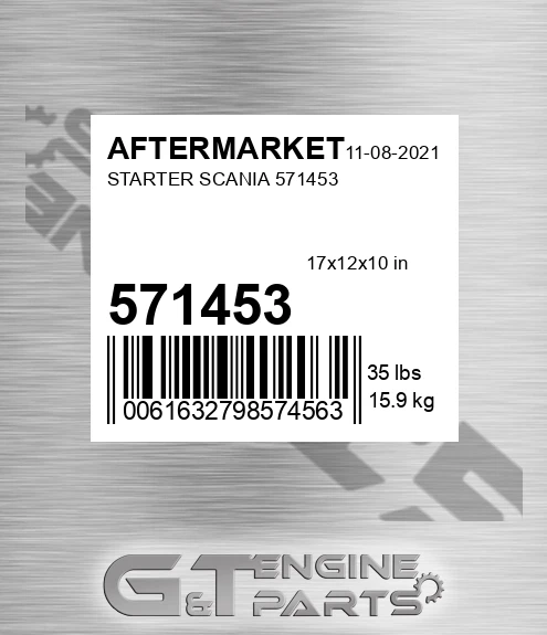 571453 Starter Scania for AFTERMARKET