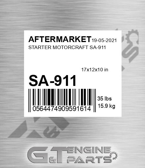 SA-911 Starter Motorcraft Sa-911 for AFTERMARKET