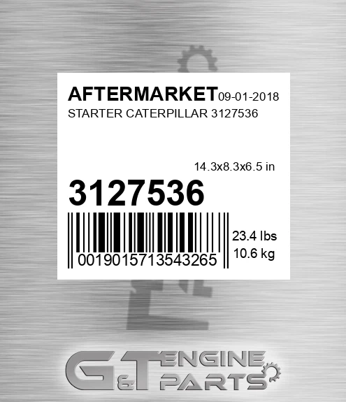 3127536 Starter Caterpillar 3127536 for AFTERMARKET
