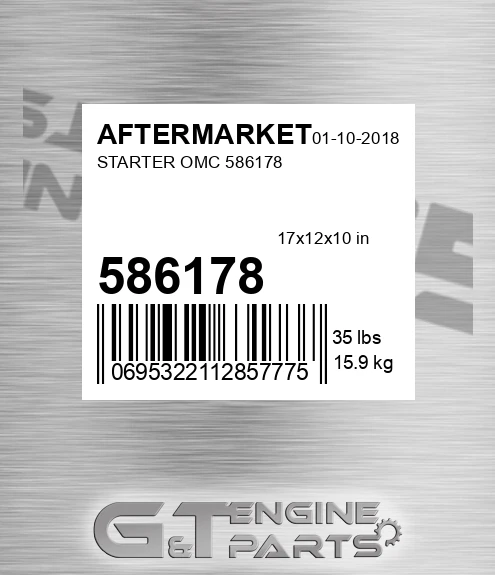 586178 Starter Omc