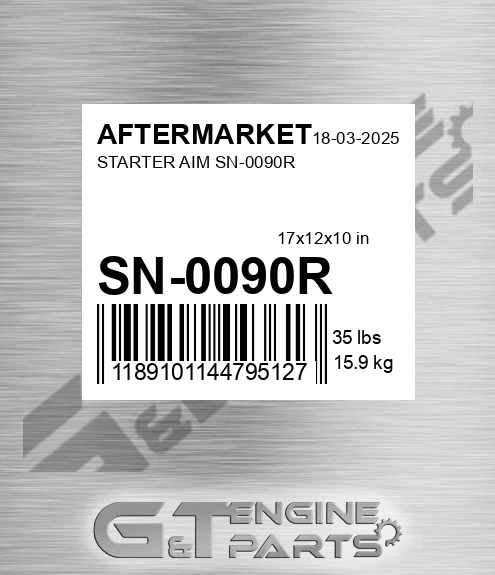 SN-0090R Starter Aim Sn-0090r for AFTERMARKET