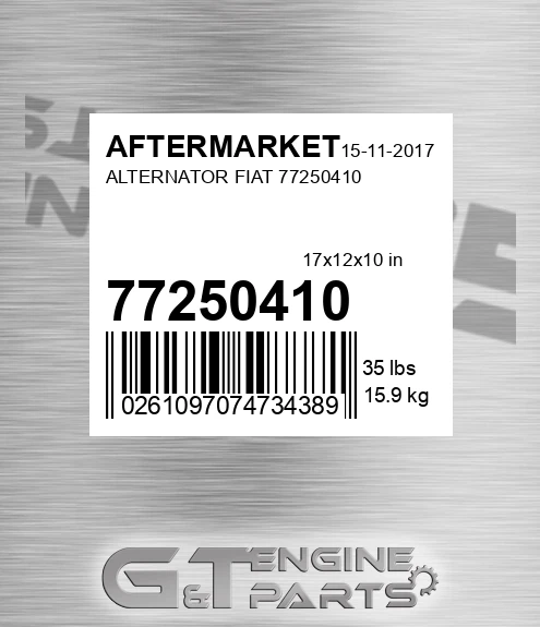 77250410 Alternator Fiat for AFTERMARKET