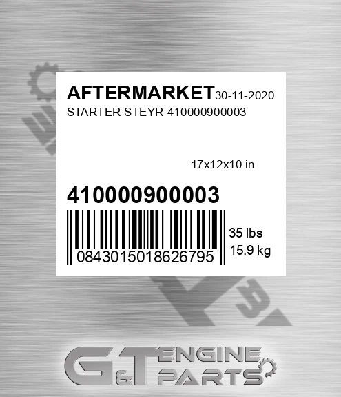 410000900003 Starter Steyr for AFTERMARKET