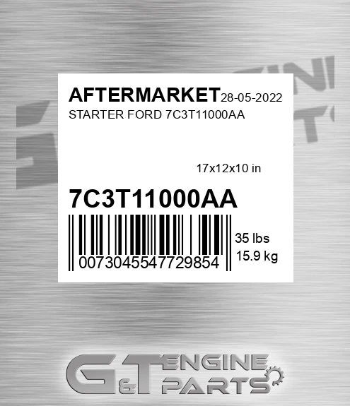 7C3T11000AA Starter Ford 7c3t11000aa for AFTERMARKET
