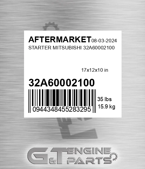 32A60002100 Starter Mitsubishi 32a60002100 for AFTERMARKET