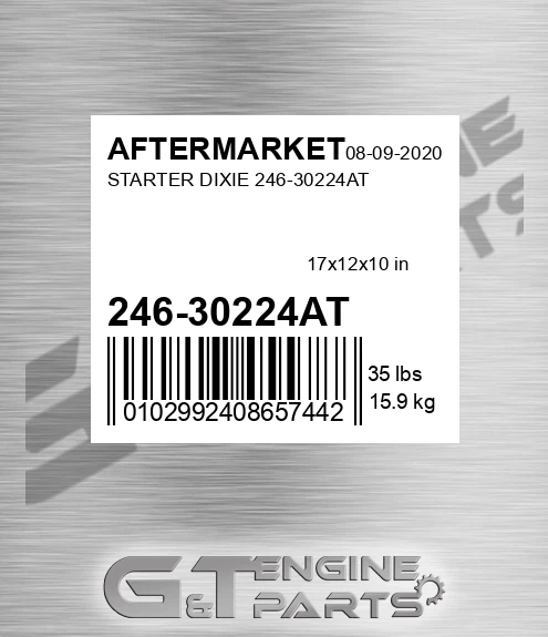 246-30224AT Starter Dixie 246-30224at for AFTERMARKET