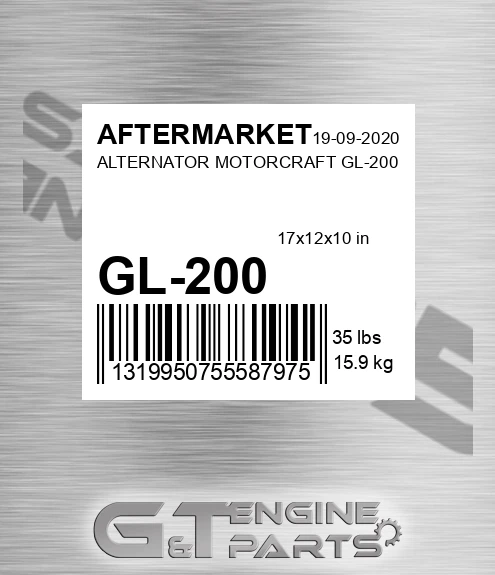 GL-200 Alternator Motorcraft Gl-200 for AFTERMARKET