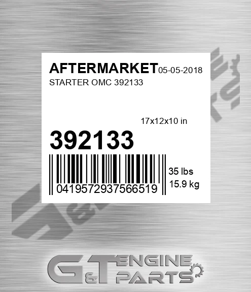 392133 Starter Omc for AFTERMARKET