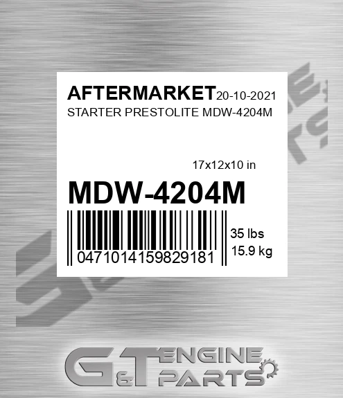MDW-4204M Starter Prestolite Mdw-4204m for AFTERMARKET