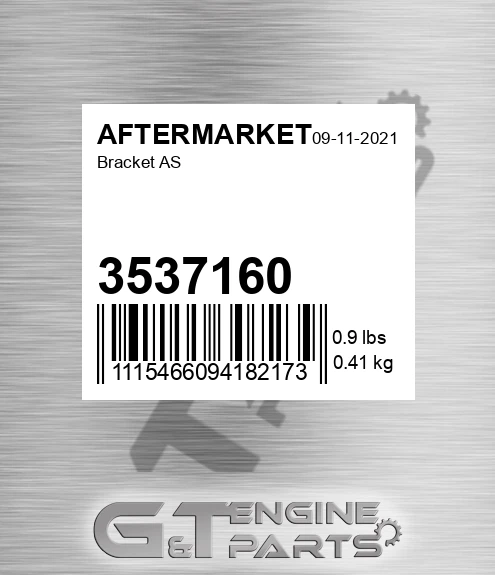 3537160 Bracket As for AFTERMARKET