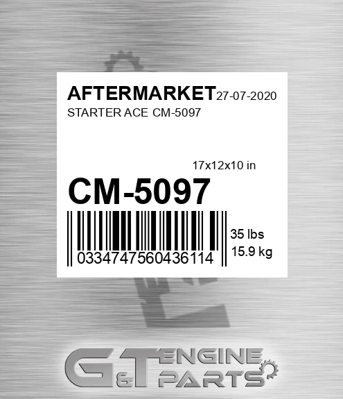 CM-5097 Starter Ace Cm-5097 for AFTERMARKET