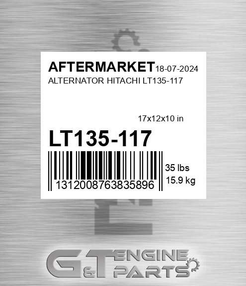 LT135-117 Alternator Hitachi Lt135-117 for AFTERMARKET