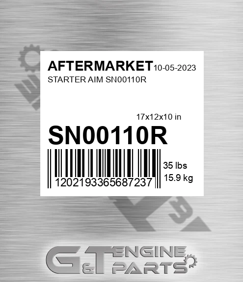 SN00110R Starter Aim for AFTERMARKET