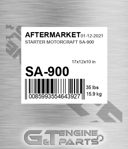 SA-900 Starter Motorcraft Sa-900 for AFTERMARKET