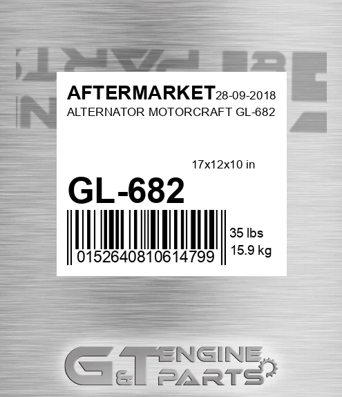 GL-682 Alternator Motorcraft Gl-682 for AFTERMARKET
