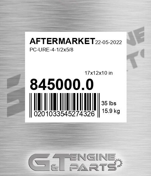 8450-000 Pc-ure-4-1/2x5/8 for AFTERMARKET