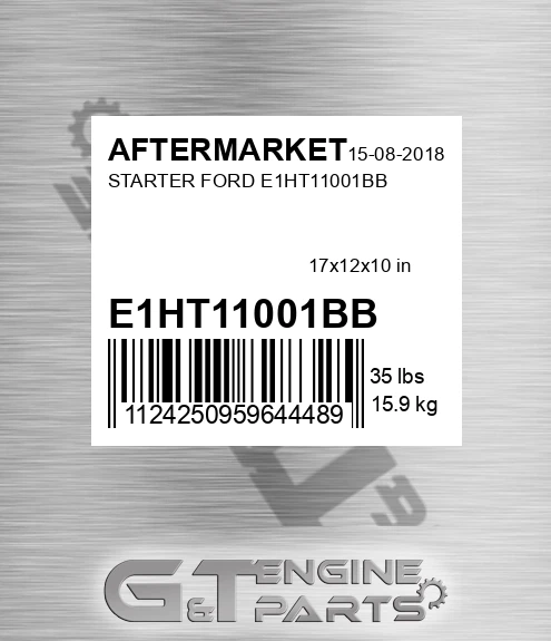 E1HT11001BB Starter Ford for AFTERMARKET